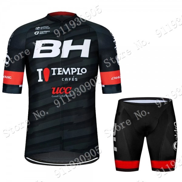 Schwarz BH Pro Team 2021 Fahrradbekleidung Radteamtrikot Kurzarm+Kurz Radhose Kaufen 716 9fSrd