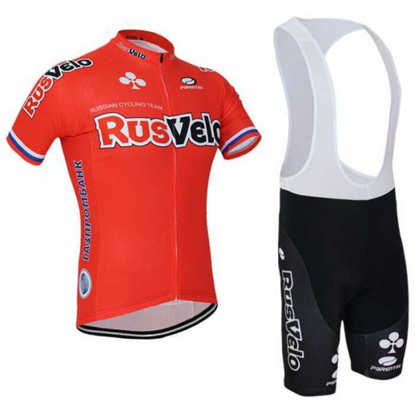 2015 RusVelo Fahrradbekleidung Radteamtrikot Kurzarm+Kurz Radhose Kaufen GDSM4