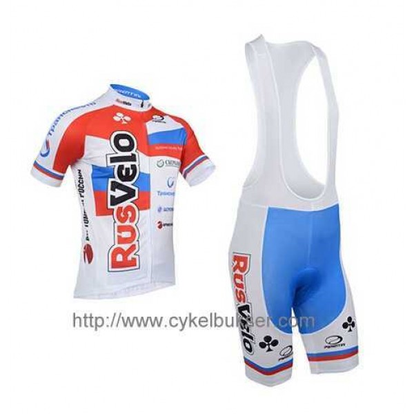 Teams RusVelo 2013 Fahrradbekleidung Radteamtrikot Kurzarm+Kurz Radhose Kaufen EUQTC