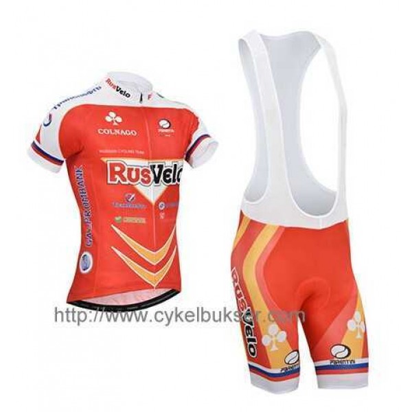 Teams RusVelo 2014 Fahrradbekleidung Radteamtrikot Kurzarm+Kurz Radhose Kaufen 1C0KQ