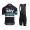 2016 SKY Fahrradbekleidung Radtrikot Kurzarm+Kurz Radhose weiß-blau 2FS7L