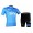 Teams Sky 2014 Radbekleidung Radtrikot Kurzarm und Fahrradhosen Kurz blau FX7EB