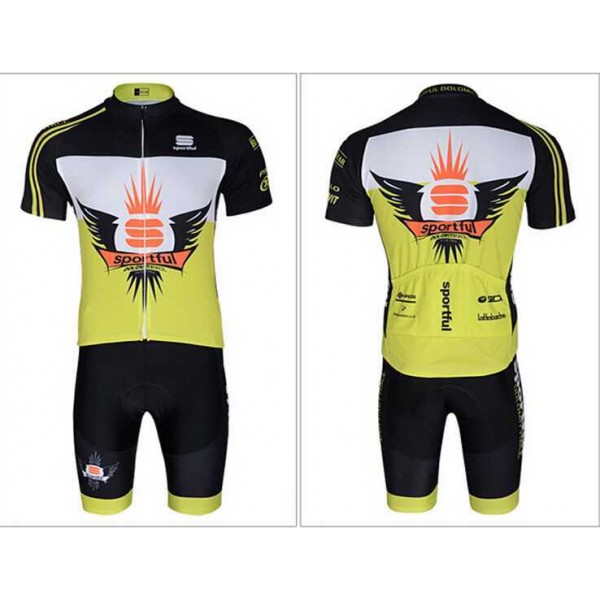 2015 Sportful Fahrradbekleidung Satz Fahrradtrikot Kurzarm Trikot und Kurz Radhose 9CTV6