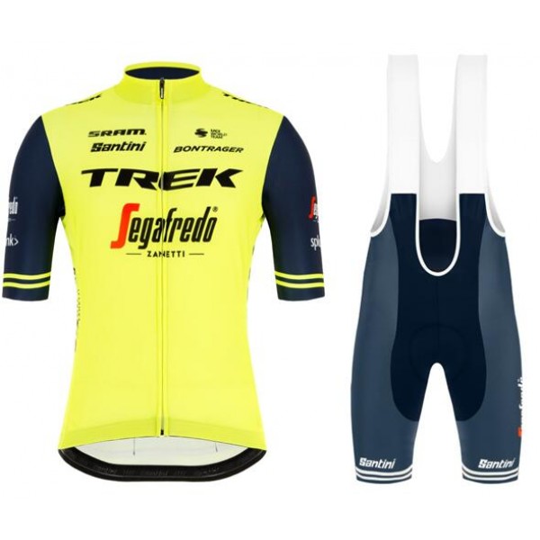 TREK-SEGAFREDO 2020 training edition Set Radtrikot langer RV+Trägerhose