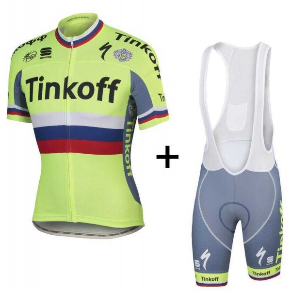 2016 Tinkoff Fahrradbekleidung Radteamtrikot Kurzarm+Kurz Radhose Kaufen Rot blau weiß BFM3B