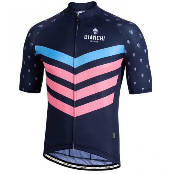 BIANCHI MILANO Nicandro Blue Fahrradbekleidung Radtrikot 7WR36