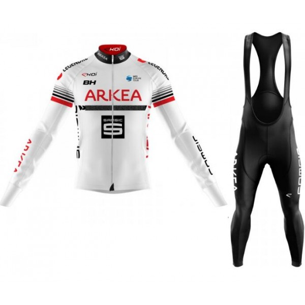 EKOI ARKEA SAMSIC 2019 Fahrradbekleidung Set Langarmtrikot+Lange Trägerhose GS2MD