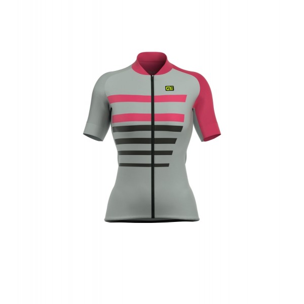 ALE PRR 2.0 PIUMA Damen Fahrradbekleidung Radtrikot grijs pink GZYI1