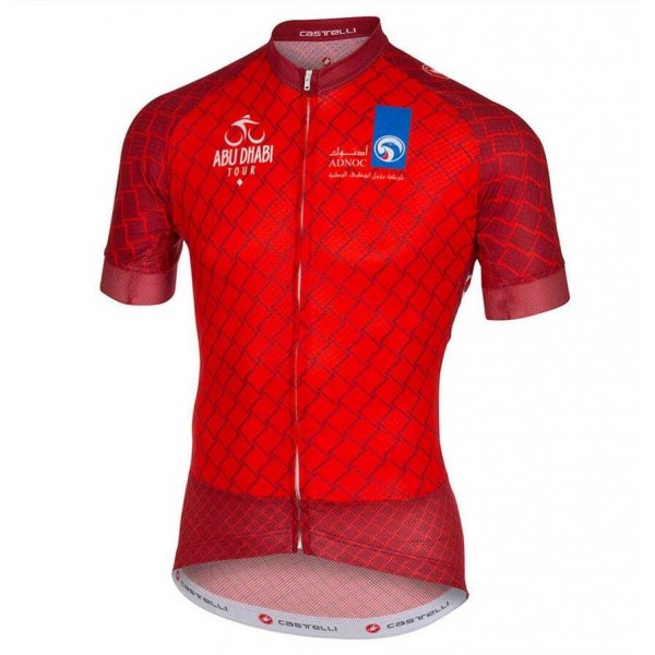 2015 Abu Dhabi Tour Fahrradtrikot Radsport Rot 4YBBL