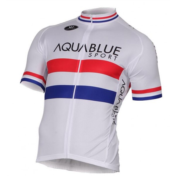 2017 Auqa blue Fahrradtrikot Radsport weiß 0G45M