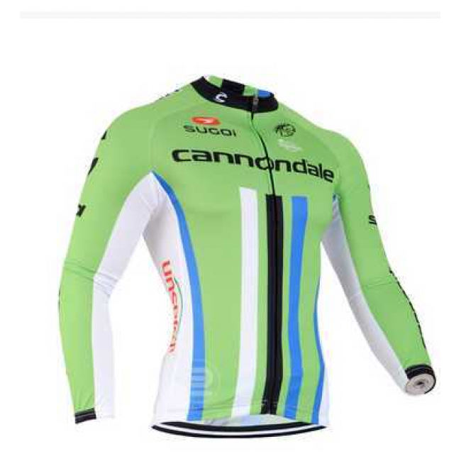 2014 Cannondale Fahrradbekleidung Radtrikot Langarm blau Schwarz weiß 6YDNA