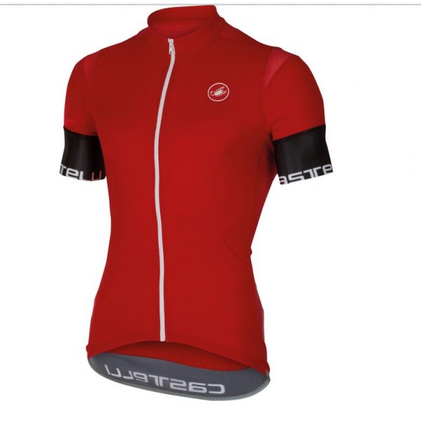 2016 Castelli Entrata 2.0 Fahrradbekleidung Radtrikot Rot 5MN8C