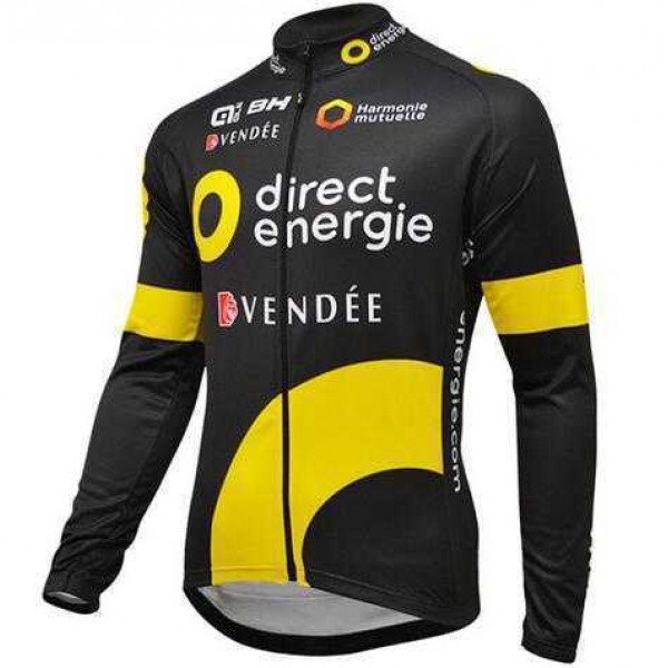 2016 DIRECT ENERGIE Fahrradbekleidung Radtrikot Langarm GPUVB