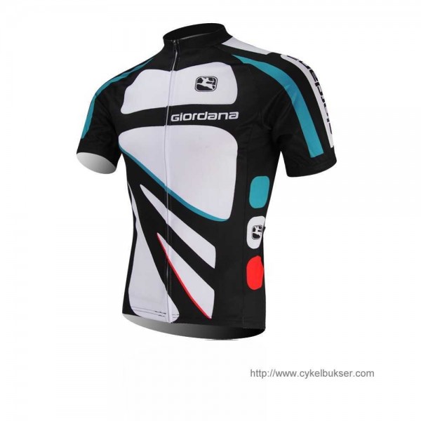 Teams Giordana Fahrradtrikot Radsport Schwarz blau 4D9CQ