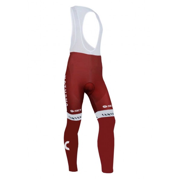 2016 KATUSHA Wielershirts Lange Trägerhose 52MOX