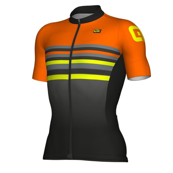 Ale Formula 1.0 Stripe-oranje Fahrradbekleidung Radtrikot 613WK