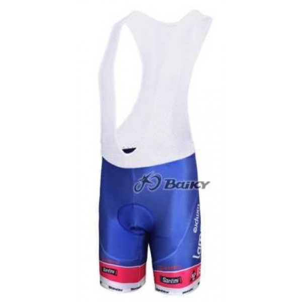 Lampre ISD Pro Team Kurz Trägerhose blau roze EZCU7