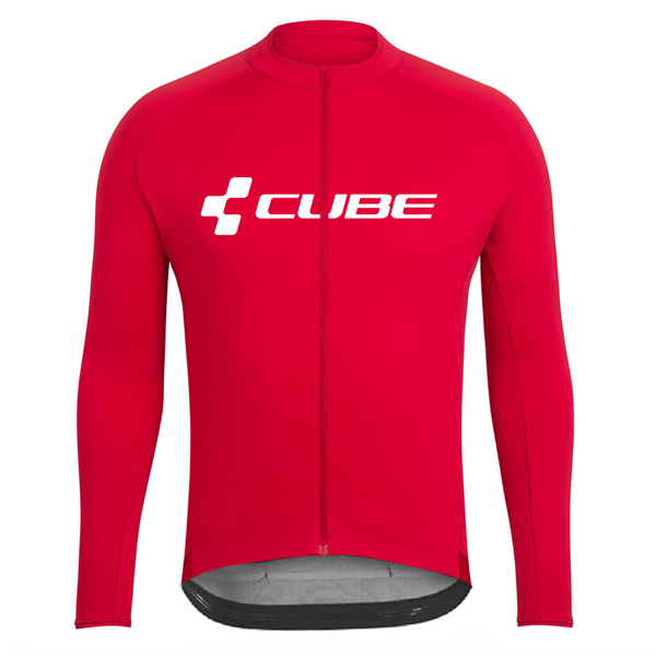 2018 Cube Rot Fahrradbekleidung Radtrikot Langarm HSWF2