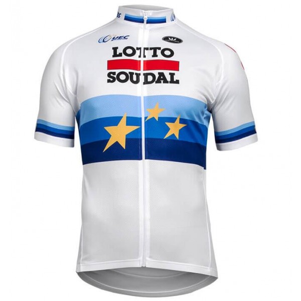 LOTTO SOUDAL European champion 2018 Fahrradbekleidung Radtrikot FQUGY