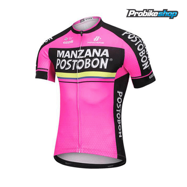 2018 MANZANA POSTOBON Fahrradbekleidung Radtrikot Langarm 14OXG