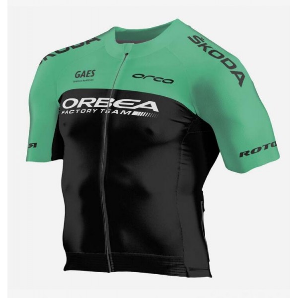 2018 Orbea Factory Team Skoda Fahrradbekleidung Radtrikot A3055