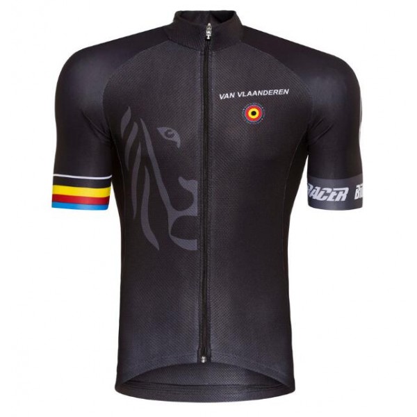 Bioracer Van Vlaanderen Schwarz 2018 Fahrradbekleidung Radtrikot G8Q0I