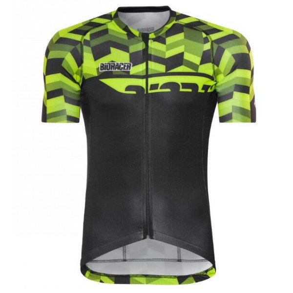 Bioracer Spitfire Fishbone grün 2018 Fahrradbekleidung Radtrikot HDM9M