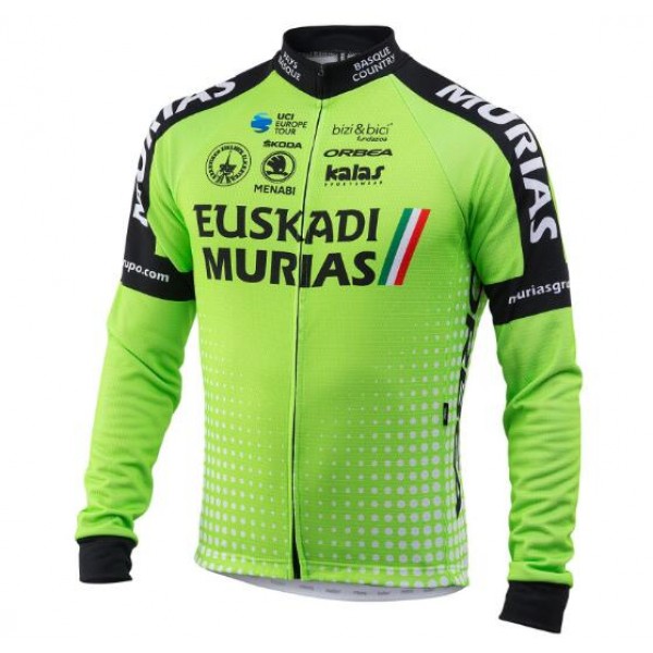 EUSKADI MURIAS 2018 TEAM Fahrradbekleidung Radtrikot Langarm B0GWO