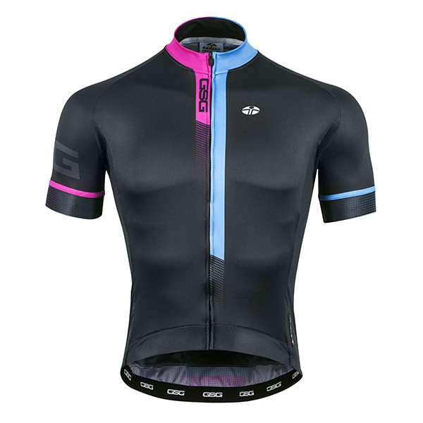 GSG Giessegi blau roze Fahrradbekleidung Radtrikot ZONCOLAN – 03326 FH6BH