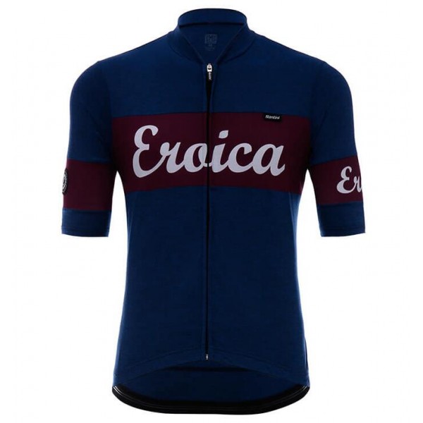 Santini Eroica Cielo Fahrradbekleidung Radtrikot 2VQKC