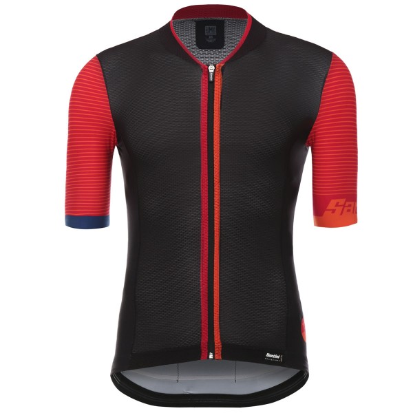 Santini Tono 2.0 Rot Fahrradbekleidung Radtrikot 26Z5N