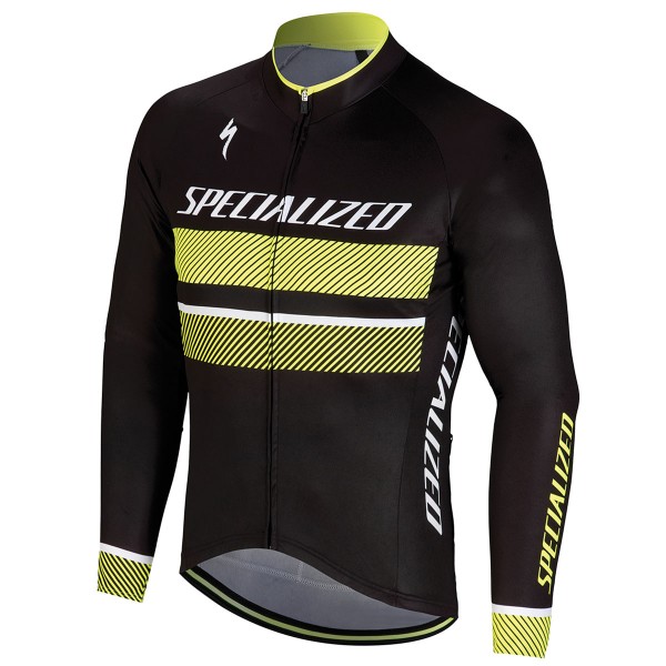 Specialized RBX Comp Logo-gelb Fahrradbekleidung Radtrikot Langarm IX0ZW