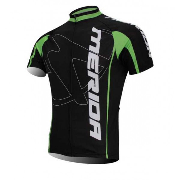 Merida 2014 Fahrradtrikot Radsport Schwarz grün weiß FBZ6T