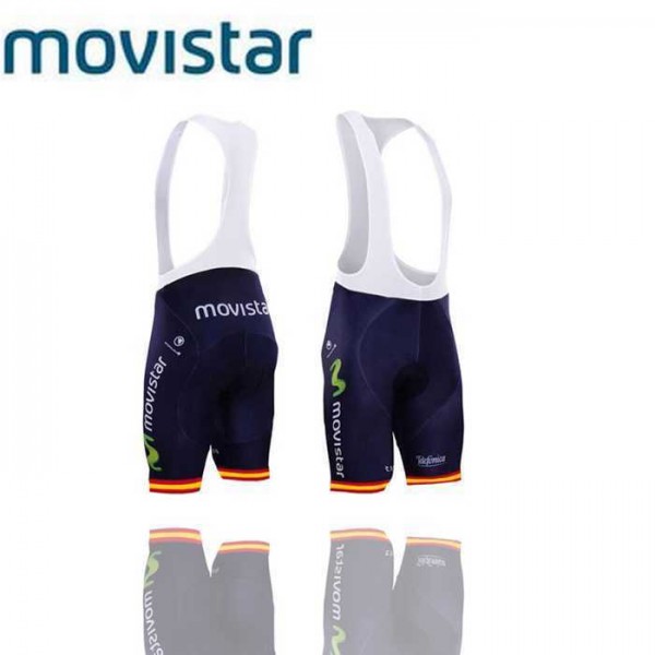 2016 Movistar Kurz Trägerhose 8CAMK