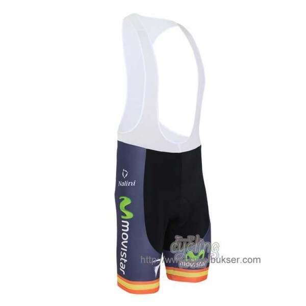 Movistar Teams Spagna Fahrradbekleidung Kurz Trägerhose AH6Q2