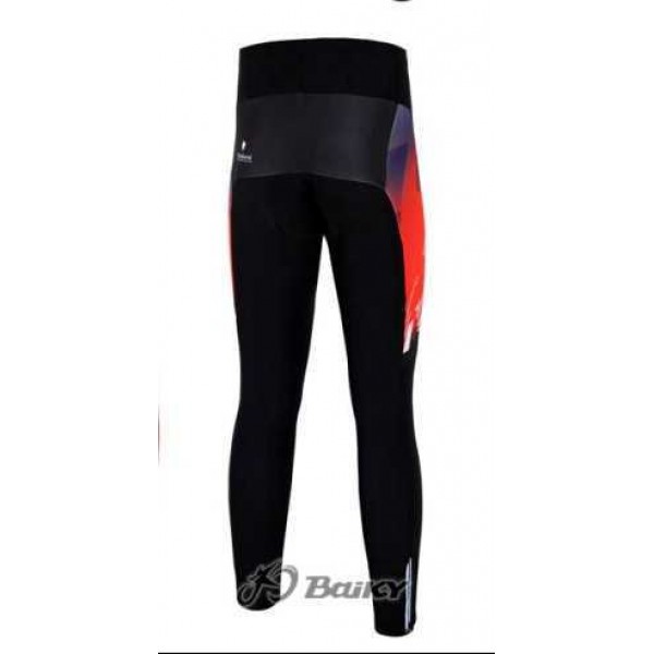 Nalini Pro Team Lange Fahrradhose Rot weiß 48BM2