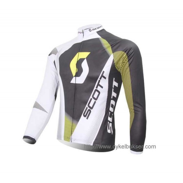 SCOTT RC Pro Fahrradbekleidung Radtrikot Langarmen grün weiß Schwarz JEBIC