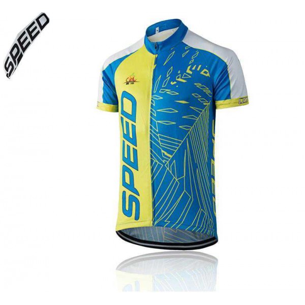 2016 Speed Fahrradtrikot Radsport blau gele C4JH0