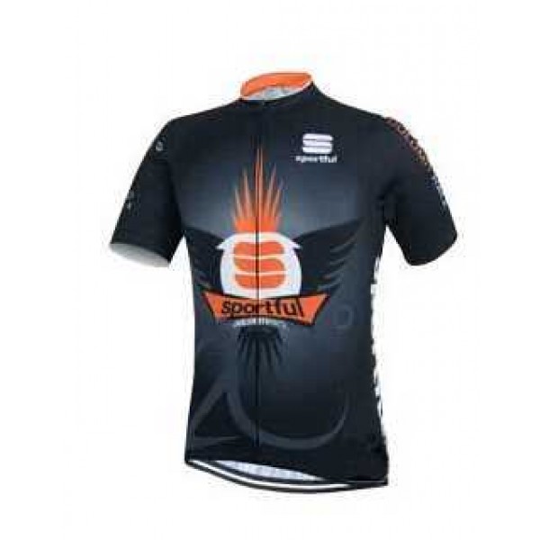 2015 Sportful orange Schwarz Fahrradtrikot Radsport A2UE6