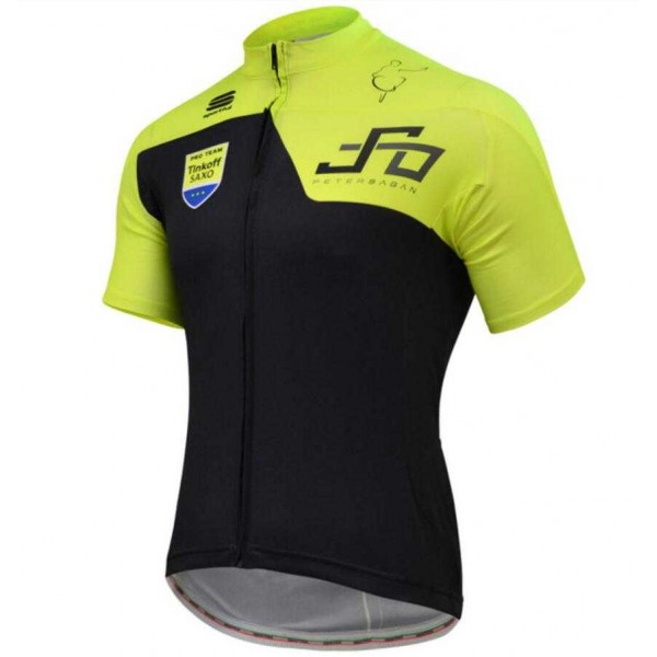 2015 Tinkoff Fahrradtrikot Radsport Schwarz gelb 4HIE5