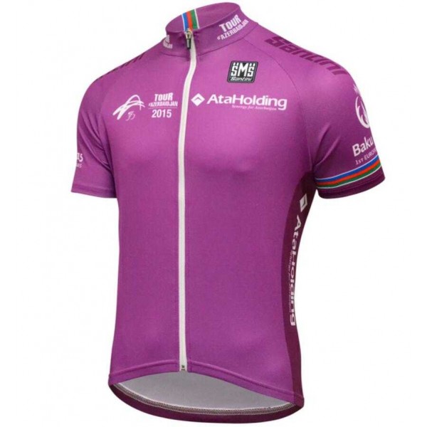 2015 Tour AzerBaidjan Fahrradtrikot Radsport purper GJZAV