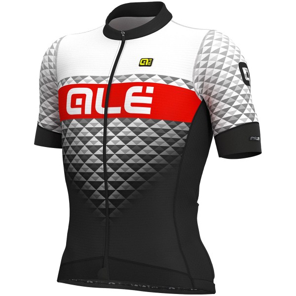 Ale PRS Hexa-weiß Fahrradbekleidung Radtrikot AWDU2