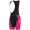 Damen Ale PRR Romantic-Schwarz roze Kurz Trägerhose 0WFSU