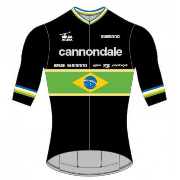 Cannondale FACTORY RACING brazilian champion 2019 Fahrradbekleidung Radtrikot LBUUI