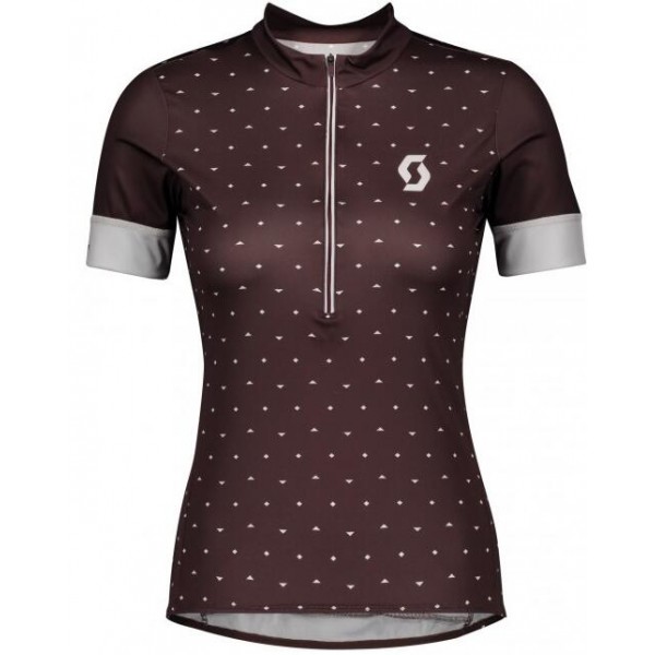 2020 Damen SCOTT Endurance 20 Radtrikot kurzarm Braun