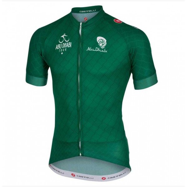 2015 Abu Dhabi Tour Fahrradtrikot Radsport grün VS8IE