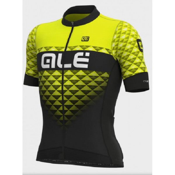 Ale PR-S Hexa Radtrikot kurzarm schwarz-gelb-fluo L13354019-02