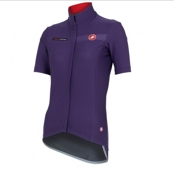 2016 Castelli vrouwen Gabba Fahrradbekleidung Radtrikot purper QCCHF