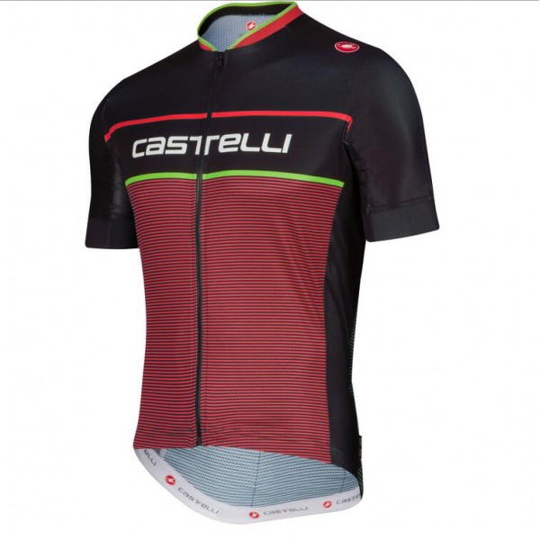 2016 Castelli Exclusive Fahrradbekleidung Radtrikot Rot TX85U