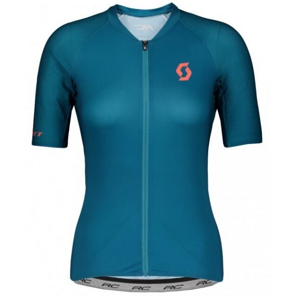 Damen SCOTT RC Premium 2020 Radtrikot kurzarm Dunkelblau